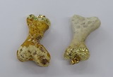 NGP3799 25*40mm - 28*45mm freeform fossil coral pendants