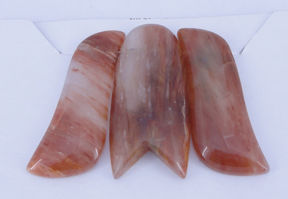 NGP38 Fashion red quartz gemstone pendants set jewelry wholesale