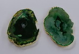 NGP3836 50*65mm - 60*70mm freeform druzy agate pendants