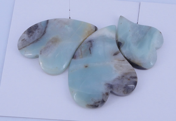 NGP41 Fashion amazonite gemstone pendants set jewelry wholesale