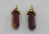 NGP5040 8*30mm sticks mookaite gemstone pendants wholesale