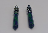 NGP5406 10*65mm sticks synthetic lapis lazuli pendants wholesale