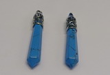 NGP5427 10*65mm sticks blue turquoise pendants wholesale