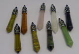 NGP5434 10*65mm sticks mixed gemstone pendants wholesale