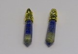 NGP5442 10*65mm sticks lapis lazuli gemstone pendants wholesale