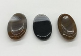 NGP5505 28*50mm oval agate gemstone pendants wholesale