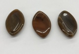 NGP5507 28*50mm marquise agate gemstone pendants