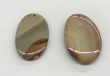 NGP5519 35*50mm oval ocean jasper pendants wholesale