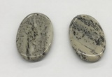 NGP5523 30*50mm - 35*55mm oval jasper pendants wholesale