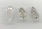 NGP5540 14*40mm - 23*58mm teardrop white crystal pendants