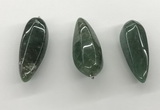 NGP5556 14*40mm - 23*58mm teardrop Canadian jade pendants