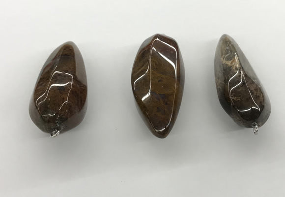 NGP5564 14*40mm - 23*58mm teardrop iron tiger pendants wholesale