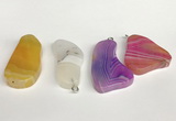 NGP5729 20*40mm - 30*45mm freeform agate pendants wholesale