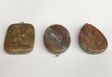 NGP5752 30*40mm freeform agate gemstone pendants wholesale