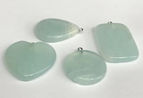 NGP5762 25*35mm - 30*40mm freefrom gemstone pendants wholesale