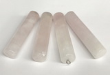 NGP5768 13*58mm tube rose quartz pendants wholesale