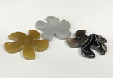 NGP5810 44mm - 46mm flower agate gemstone pendants wholesale