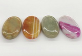 NGP5825 30*55mm oval agate gemstone pendants wholesale