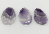 NGP5855 30*50mm - 40*60mm freeform dogtooth amethyst pendants