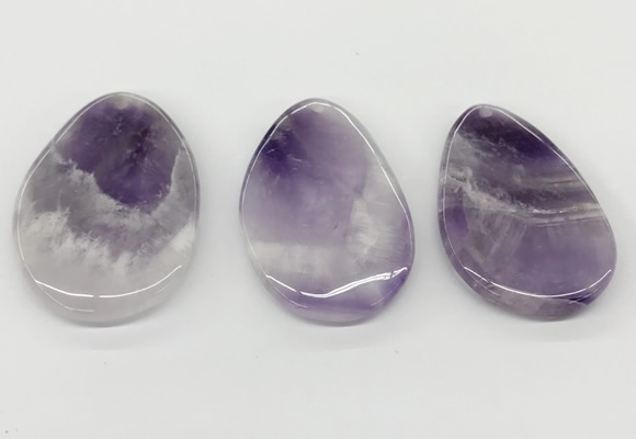 NGP5855 30*50mm - 40*60mm freeform dogtooth amethyst pendants