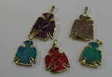 NGP6030 25*35mm - 30*40mm angel sea sediment jasper pendants