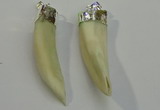 NGP6085 12*60mm – 18*65mm horn wolf tooth pendants wholesale