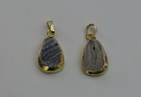 NGP6130 15*20mm freeform druzy agate pendants wholesale