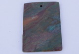 NGP635 5pcs 35*45mm rectangle semi precious gemstone pendants