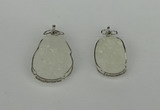 NGP6381 18*25mm - 25*35mm freeform druzy agate pendants