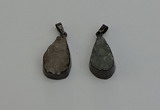 NGP6410 15*25mm - 16*28mm freeform druzy agate pendants