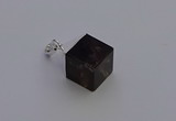 NGP6788 15*22mm cube smoky quartz pendants wholesale