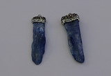 NGP6959 10*35mm - 15*45mm freeform blue kyanite pendants