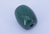 NGP707 16*19mm drum natural malachite gemstone pendant