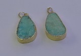 NGP7134 20*30mm - 22*32mm freeform amazonite gemstone pendants