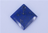 NGP720 6*32mm diamond natural lapis lazuli gemstone pendant