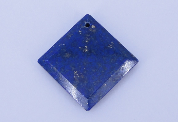 NGP720 6*32mm diamond natural lapis lazuli gemstone pendant