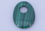 NGP734 20*30mm oval natural malachite gemstone pendant wholesale