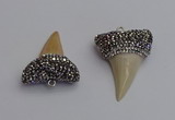 NGP7340 25*35mm - 30*38mm shark teeth pendants wholesale