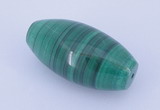 NGP735 18*36mm rice natural malachite gemstone pendant wholesale