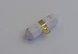 NGP7448 12*45mm sticks white howlite pendants wholesale