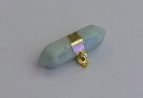 NGP7450 12*45mm sticks amazonite gemstone pendants wholesale