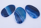 NGP861 5PCS 30-35mm*50-60mm freeform agate gemstone pendants