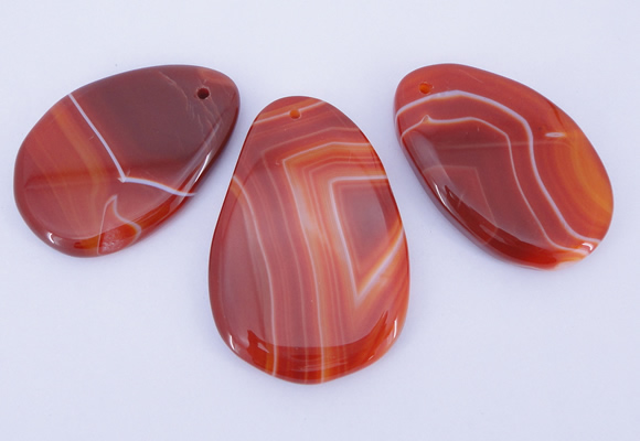 NGP863 5PCS 30-45mm*50-60mm freeform agate gemstone pendants