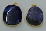 NGP8631 32*45mm - 46*48mm freeform druzy agate pendants wholesale