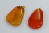 NGP8648 30*45mm - 35*50mm freeform agate pendants wholesale