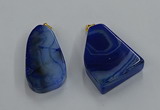 NGP8662 20*40mm - 40*50mm freeform agate pendants wholesale