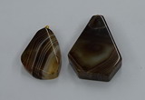 NGP8664 20*40mm - 40*50mm freeform agate pendants wholesale