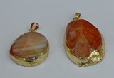 NGP8688 28*35mm - 30*40mm freeform agate pendants wholesale