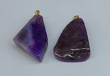 NGP8707 25*40mm – 35*50mm freeform agate pendants wholesale