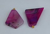 NGP8717 28*38mm - 40*45mm freeform agate pendants wholesale